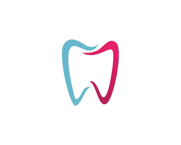 Logo Soins Dentaires Symboles Icône Modèle App — Image vectorielle