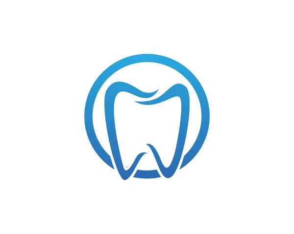 Dental Cuidados Logotipo Símbolos Modelo Ícones App — Vetor de Stock