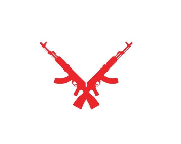 Gun Vektor Symbol Mall — Stock vektor