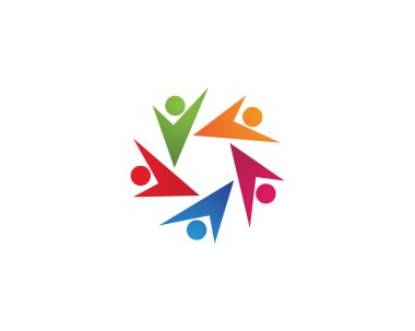 toplum bakım Logo şablonu vektör ICO