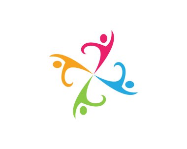 toplum bakım Logo şablonu vektör ICO