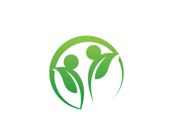 Eco Tree Leaf Logo Template - Vector