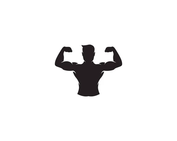 Fitness Logo Design Vector — Stock Vector