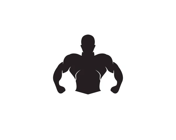 Design Logotipo Fitness Vector — Vetor de Stock