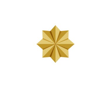 Yıldız Logo Şablonu vektör çizim deseni