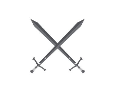 Kılıç vektör logo çizim