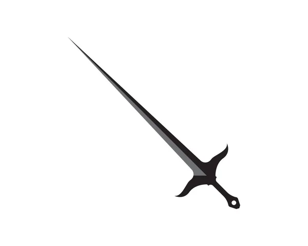 Ilustração Logotipo Vetor Espada — Vetor de Stock