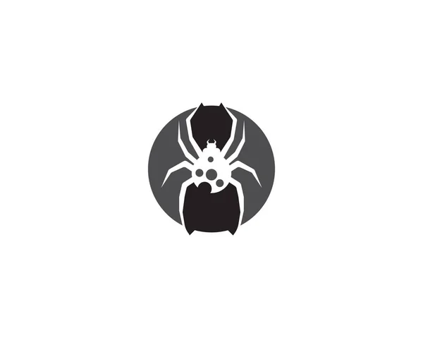 Spinne Logo Vektor Für Unternehmen Vektor — Stockvektor
