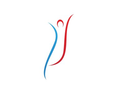 Sağlıklı yaşam Logo şablonu vektör simge - vektör