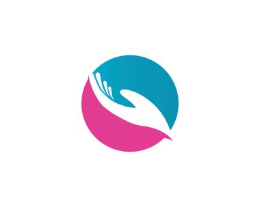 El bakım logosu ve semboller şablon simgesi