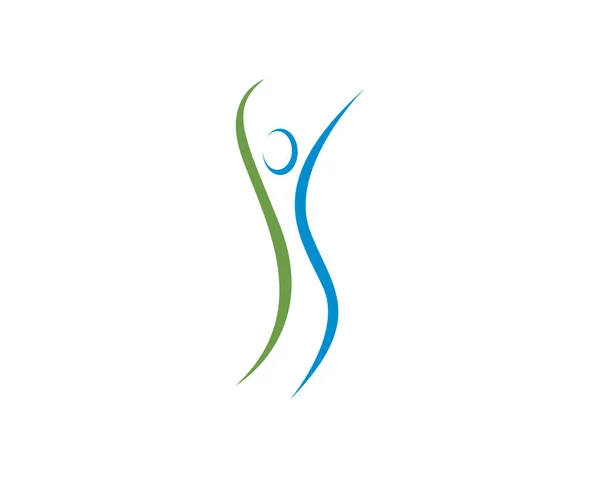 Healthy Life Logo Template Vector Icon Vector — Stock Vector