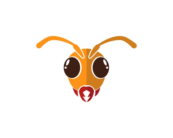 Ant Logo Sjabloon Vector Illustratie Desig — Stockvector