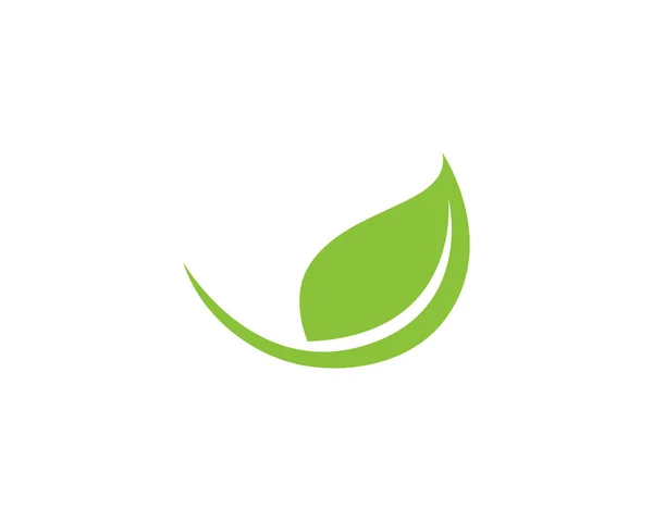 Zelená Listová Ekologie Příroda Prvek Vektorové Ikony Vektor — Stockový vektor