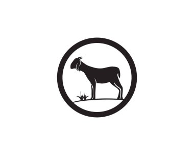 Keçi Logosu Şablonu