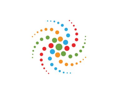 girdap daire logo ve sembolleri şablon simgeler 