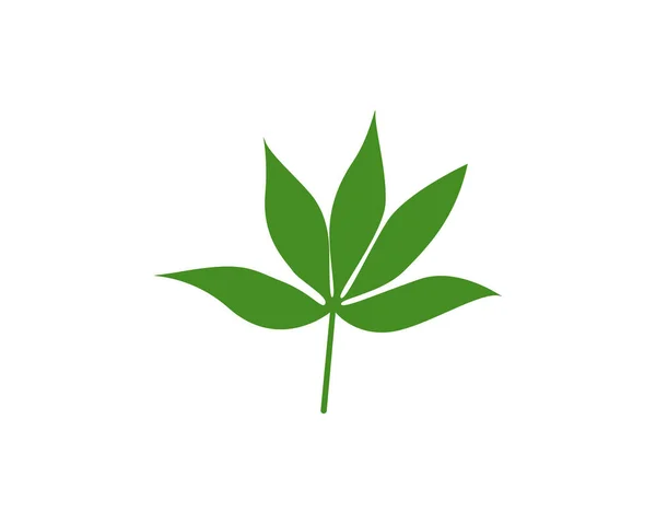 green leaf ecology nature element vector icon - Vector