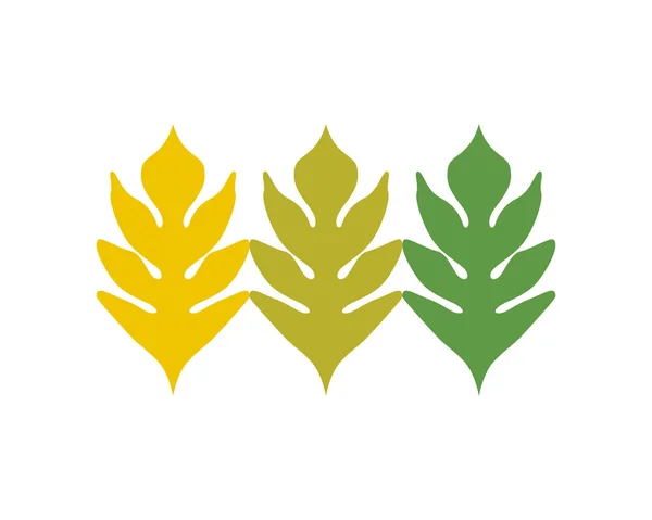 Green Leaf Ecology Nature Element Vector Icon Vector — Stock Vector