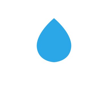 Su damla Logo şablonu vektör çizim tasarım - vektör
