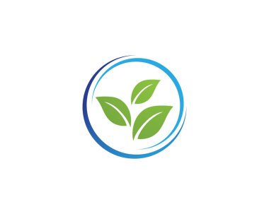 Ekoloji logo illüstrasyon - vektör