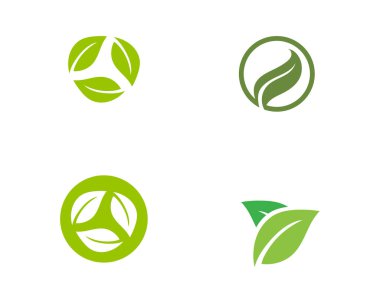 Ekoloji logo illüstrasyon - vektör
