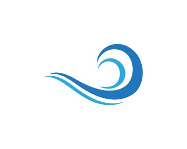 Dalga su logo beach