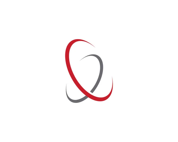 Κύκλος Λογότυπο Και Σύμβολα Επιχειρηματική Τεχνολόγιο — Διανυσματικό Αρχείο