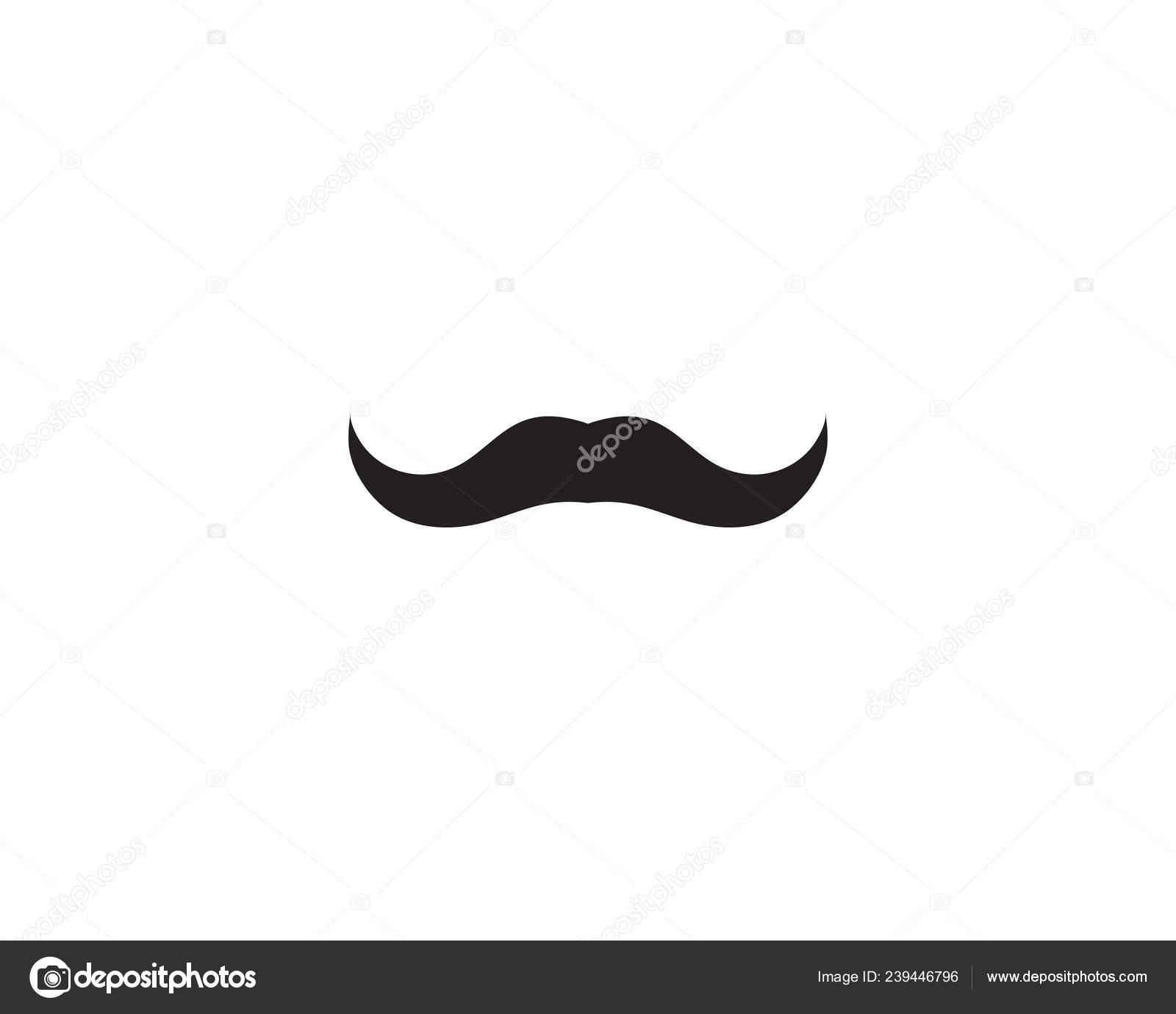 Moustache Man Logo Vector Symbol Stock Vector by ©Hatigraphic 239446796