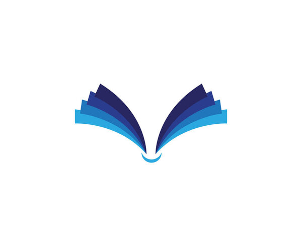 Book reading logo and symbols template icons app