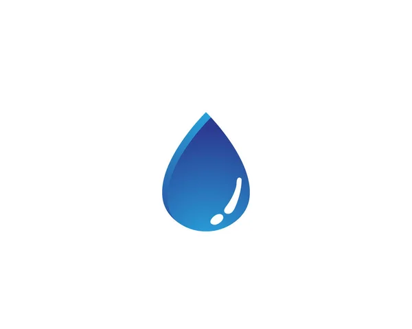 Diseño Ilustración Vectorial Plantilla Logotipo Gota Agua Vector — Archivo Imágenes Vectoriales