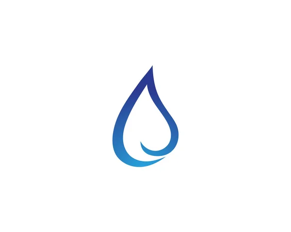 Water Drop Logo Template Vector Illustration Design Vector — Stock Vector