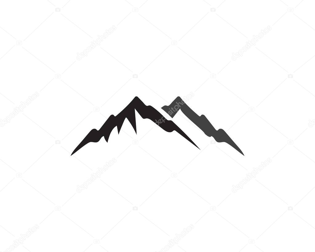 Mountain Logo Business Template Vecto