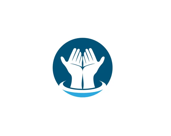 Hand Care Logo Template vector icon Business - Vecto