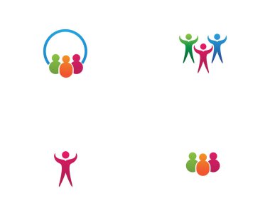 Evlat Edinme ve Toplum Bakımı Logosu vektör ico