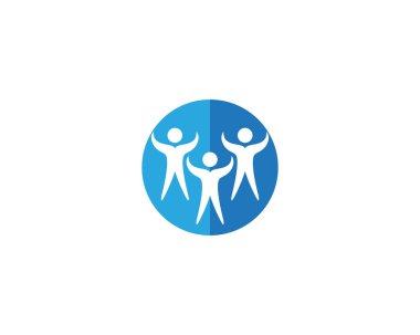 Evlat Edinme ve Toplum Bakımı Logosu vektör ico