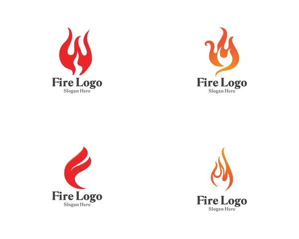 Логотип Огня Газ Масло — стоковый вектор