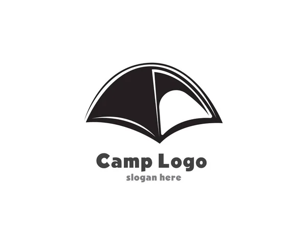 tent camp black logo