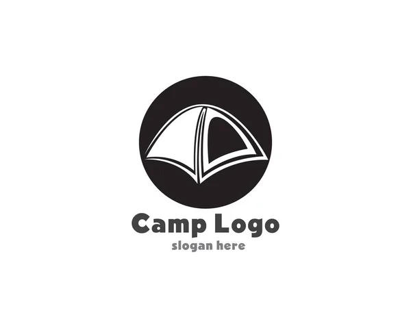 tent camp black logo