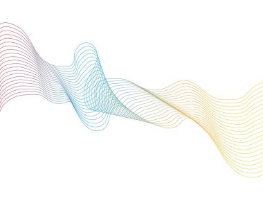 dalga çizgi grafik illüstrasyon