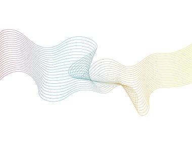 dalga çizgi grafik illüstrasyon