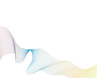 dalga çizgi grafik illüstrasyon