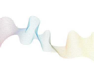 dalga çizgi grafik illüstrasyon