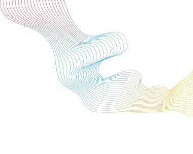 dalga çizgi grafik illüstrasyon