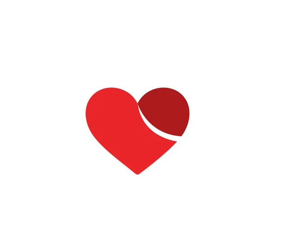 Logotipo Símbolos Amor Ícone Modelo Vetorial — Vetor de Stock