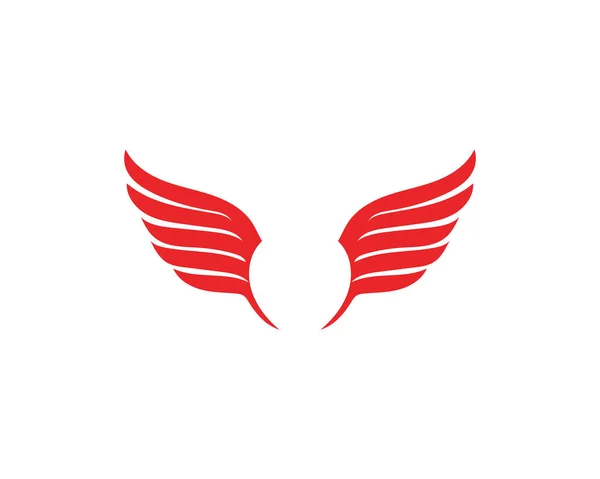 Falcon Wing Logo Template Vector Icon Desig — Stock Vector