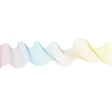 dalga çizgi grafik illüstrasyon