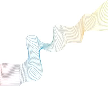 dalga çizgi grafik illüstrasyon