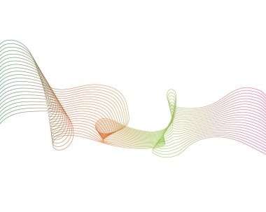 dalga çizgi grafik illüstrasyon