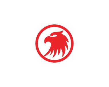 Kartal baş kuş logosu ve sembolü
