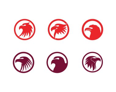 Kartal baş kuş logosu ve sembolü
