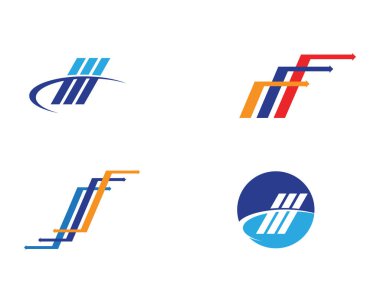 logo ve sembolleri vektör kavramı illustratio finanse